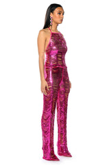 SENORITA EMBELLISHED STRAIGHT LEG PANT