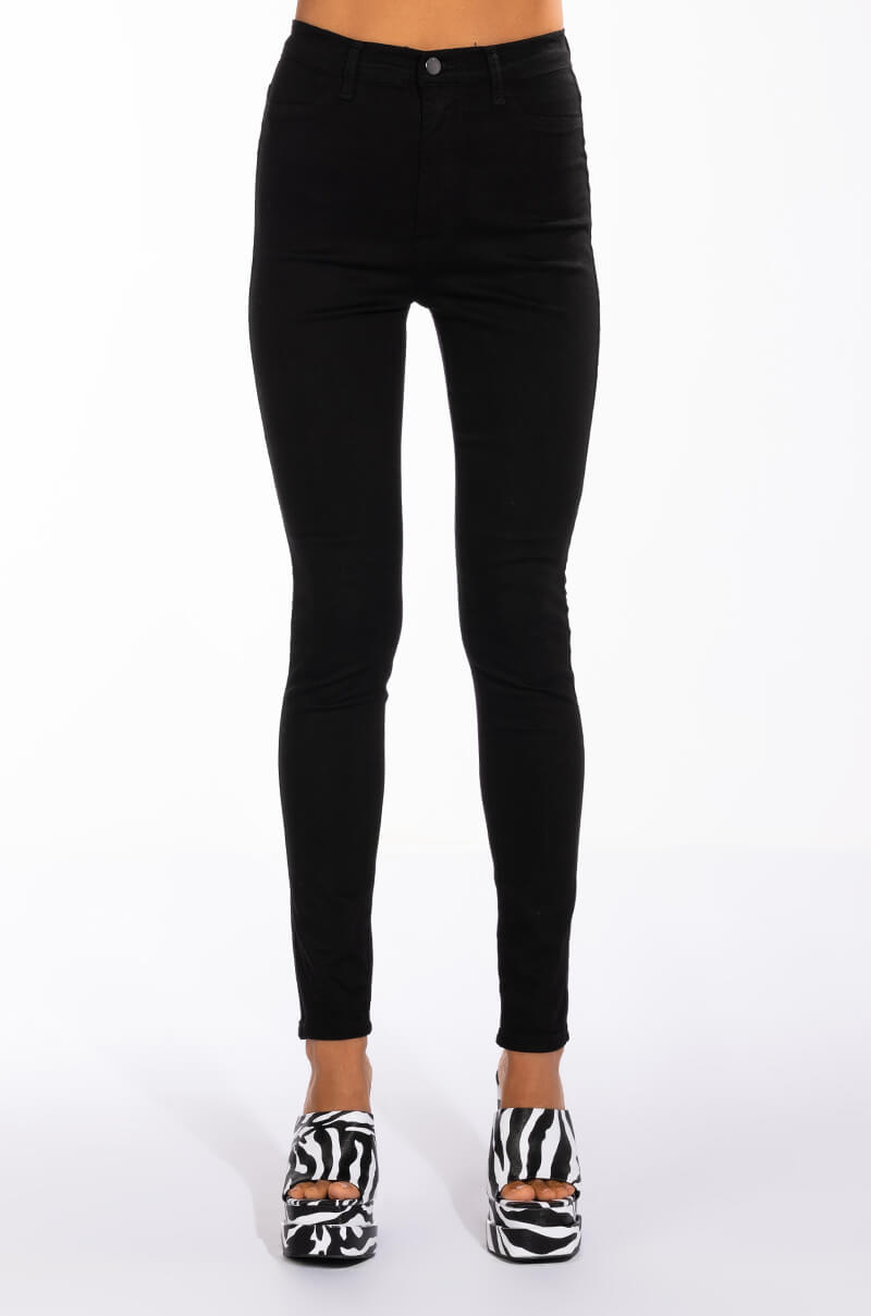 SEXY STRETCH HIGH RISE SKINNY DENIM JEANS