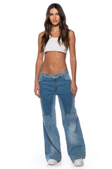 SHADES OF BLUE RELAXED FIT JEANS