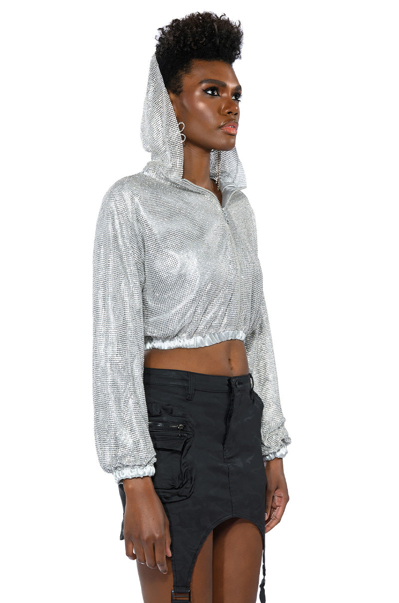 SHINE STAR RHINESTONE TOP