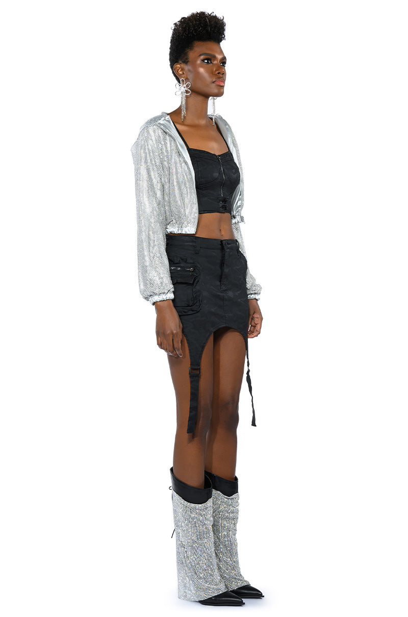 SHINE STAR RHINESTONE TOP