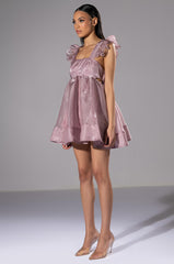 OLIVIA FLOUNCE MINI DRESS