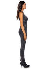 SLAY THE DAY MINERAL WASH MAXI DRESS