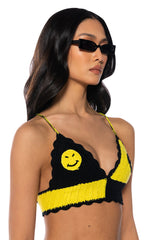 SMILE ABOUT IT HALTER TOP