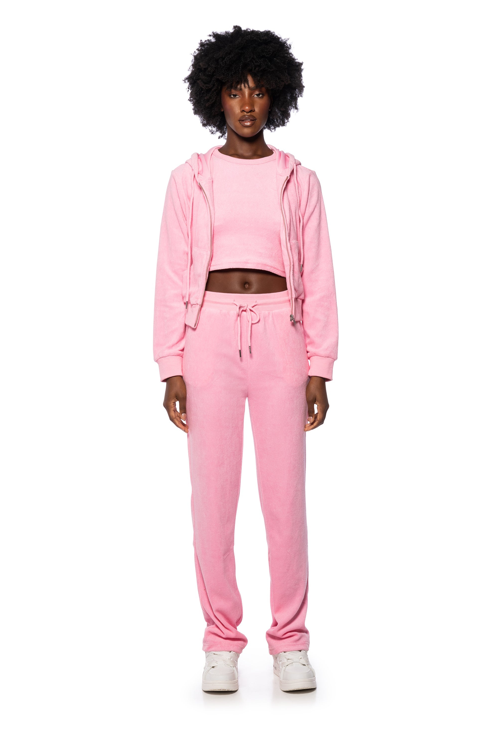 SOFT SPOT FLARED LOUNGE PANTS