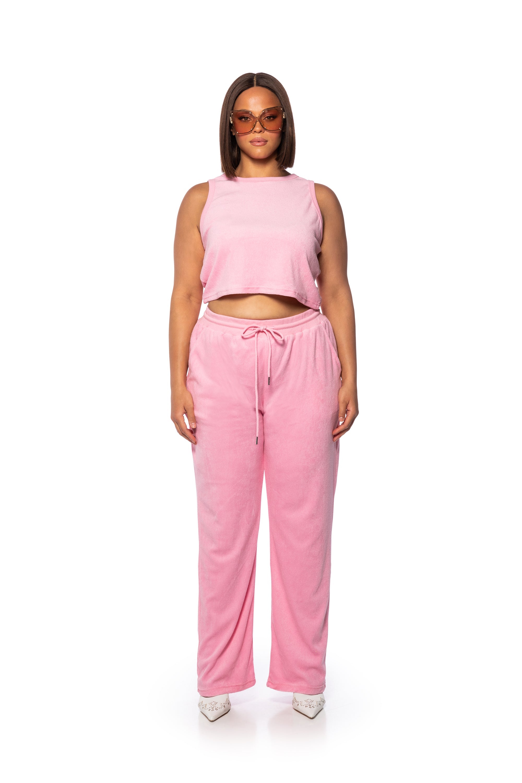 SOFT SPOT FLARED LOUNGE PANTS