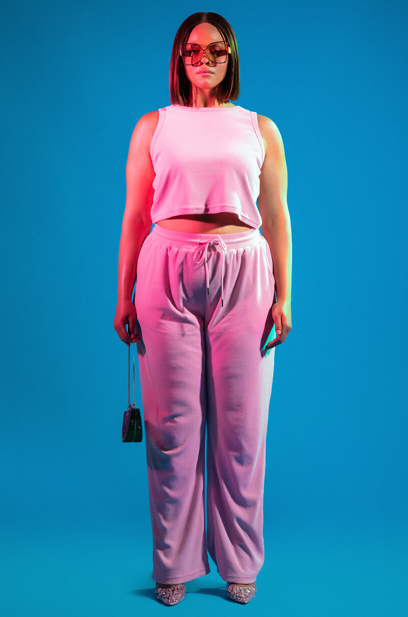 SOFT SPOT FLARED LOUNGE PANTS