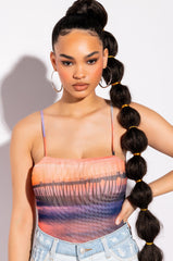 SOL SQUARE NECK MESH BODYSUIT