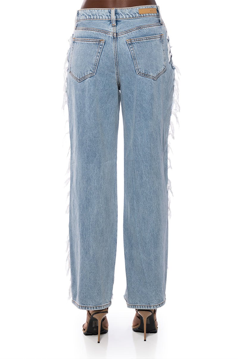 SO SOPHISTICATED RIPPED MEDIUM WASH JEANS