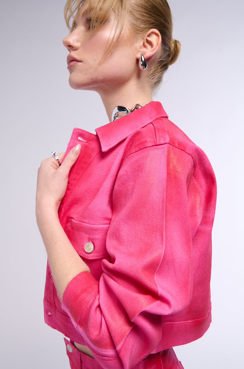 SOUR CANDY CROP JACKET