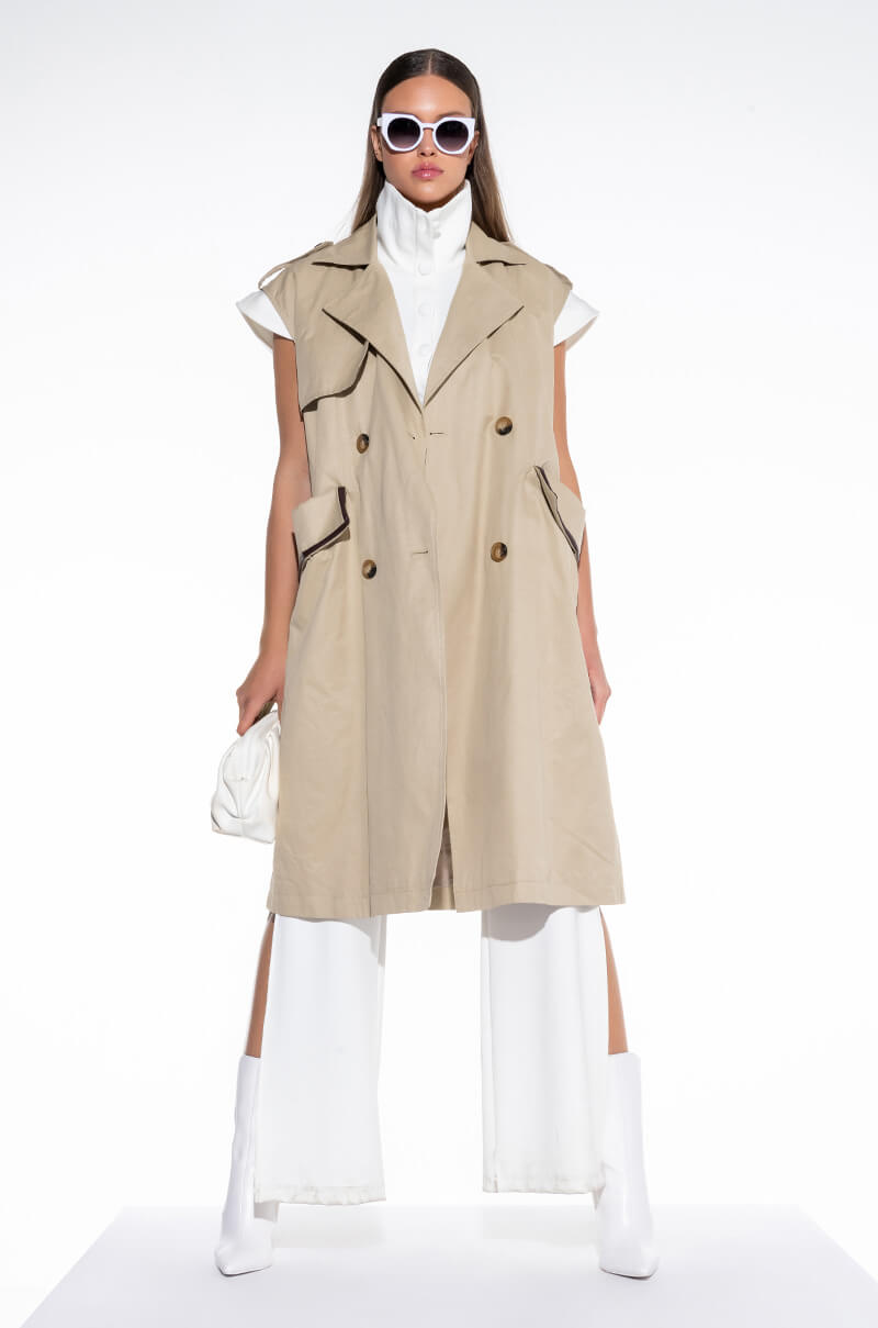 SPRING HAS SPRUNG TRENCH VEST