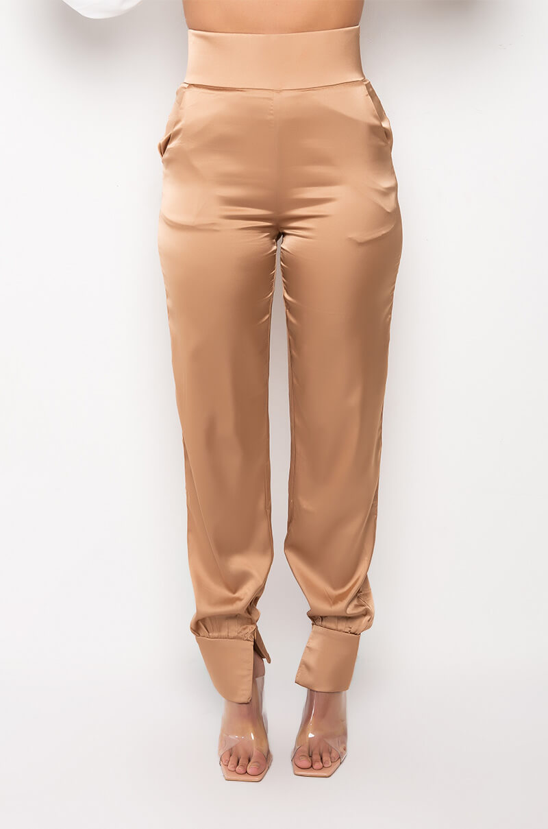 STARS IN THE SKY RHINESTONE SATIN PANTS