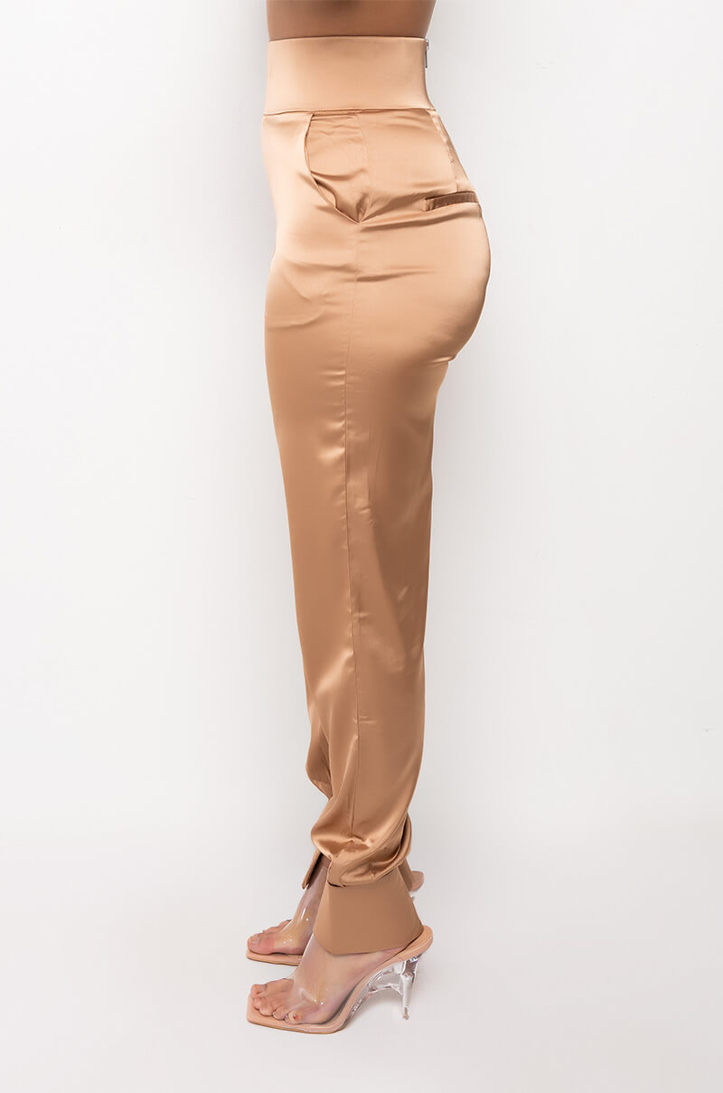 STARS IN THE SKY RHINESTONE SATIN PANTS
