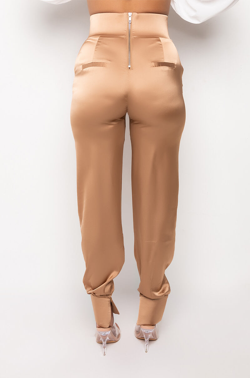 STARS IN THE SKY RHINESTONE SATIN PANTS