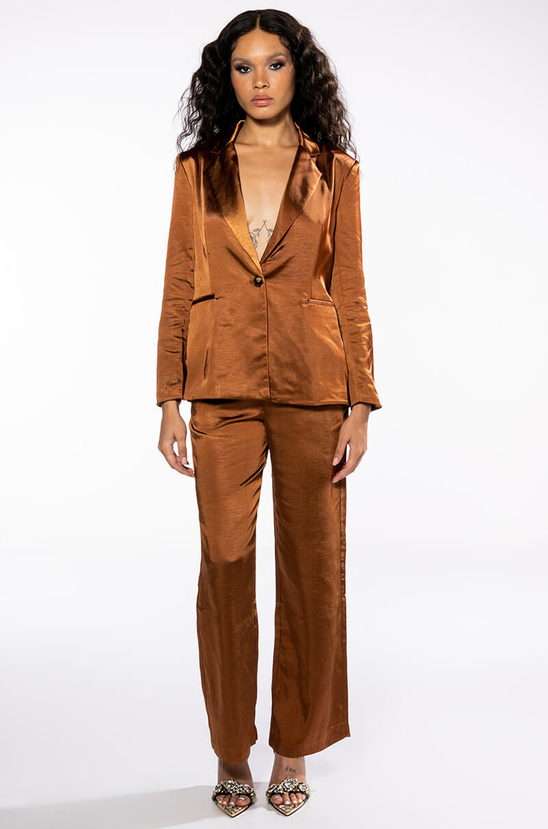 STAY RADIANT SATIN TROUSER