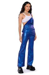 STAY WAVY METALLIC OVERALLS