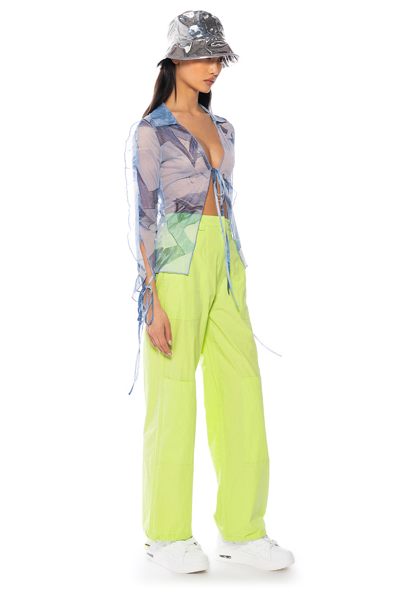 STOP AND STARE WIDE LEG TROUSER