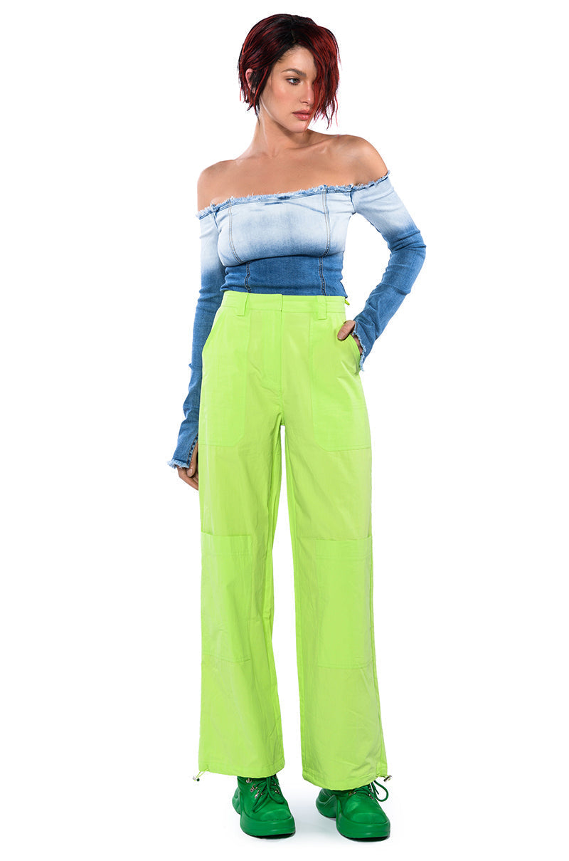 STOP AND STARE WIDE LEG TROUSER