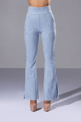 SUEDE BIG BOOTY SUEDE PANTS