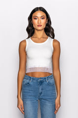 SUGA BOO RHINESTONE DETAIL TOP