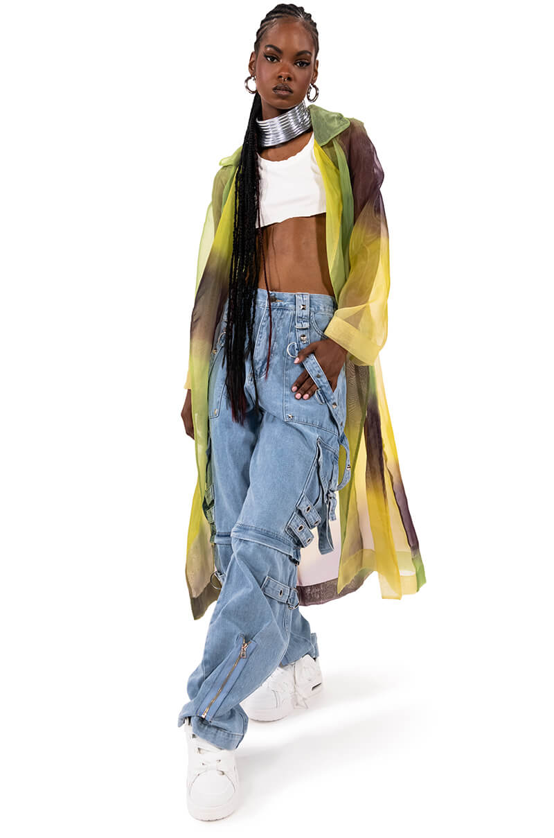 SUMMER SOLSTICE CHIFFON TRENCH