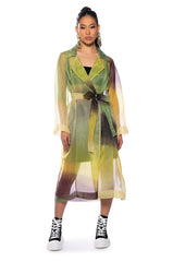 SUMMER SOLSTICE CHIFFON TRENCH