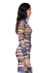 SUNSET DREAMING MESH TOP