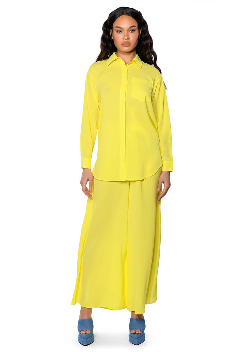 SUNSHINE BABY PLEATED PALAZZO PANT