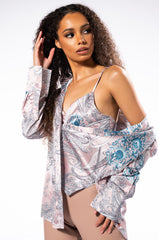 SURE THING BUTTON UP BLOUSE
