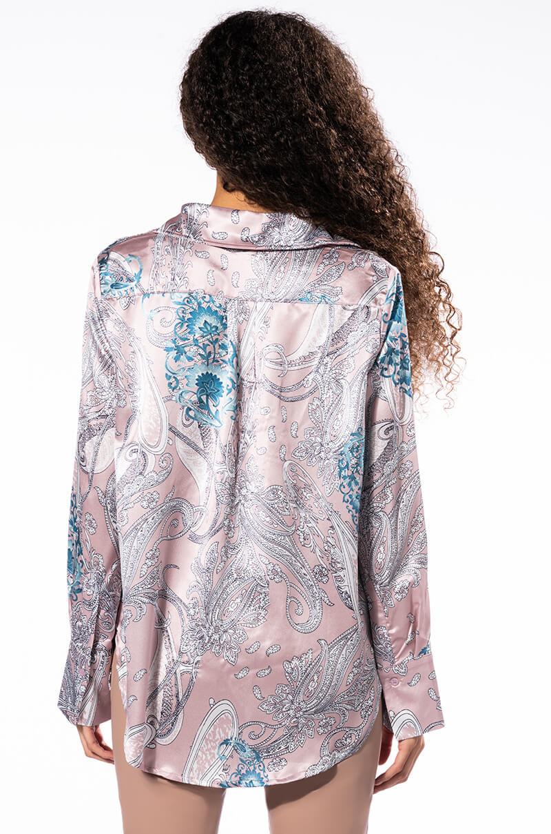SURE THING BUTTON UP BLOUSE