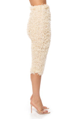 SWEATER WEATHER FUZZY MAXI SKIRT