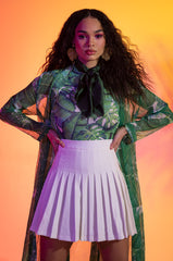 SWISS KISS PLEATED SKIRT