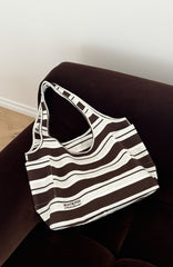 Studio 17 Jules Shoulder Bag Grey Marle Stripe