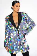THE FINAL COUNTDOWN SEQUIN BLAZER