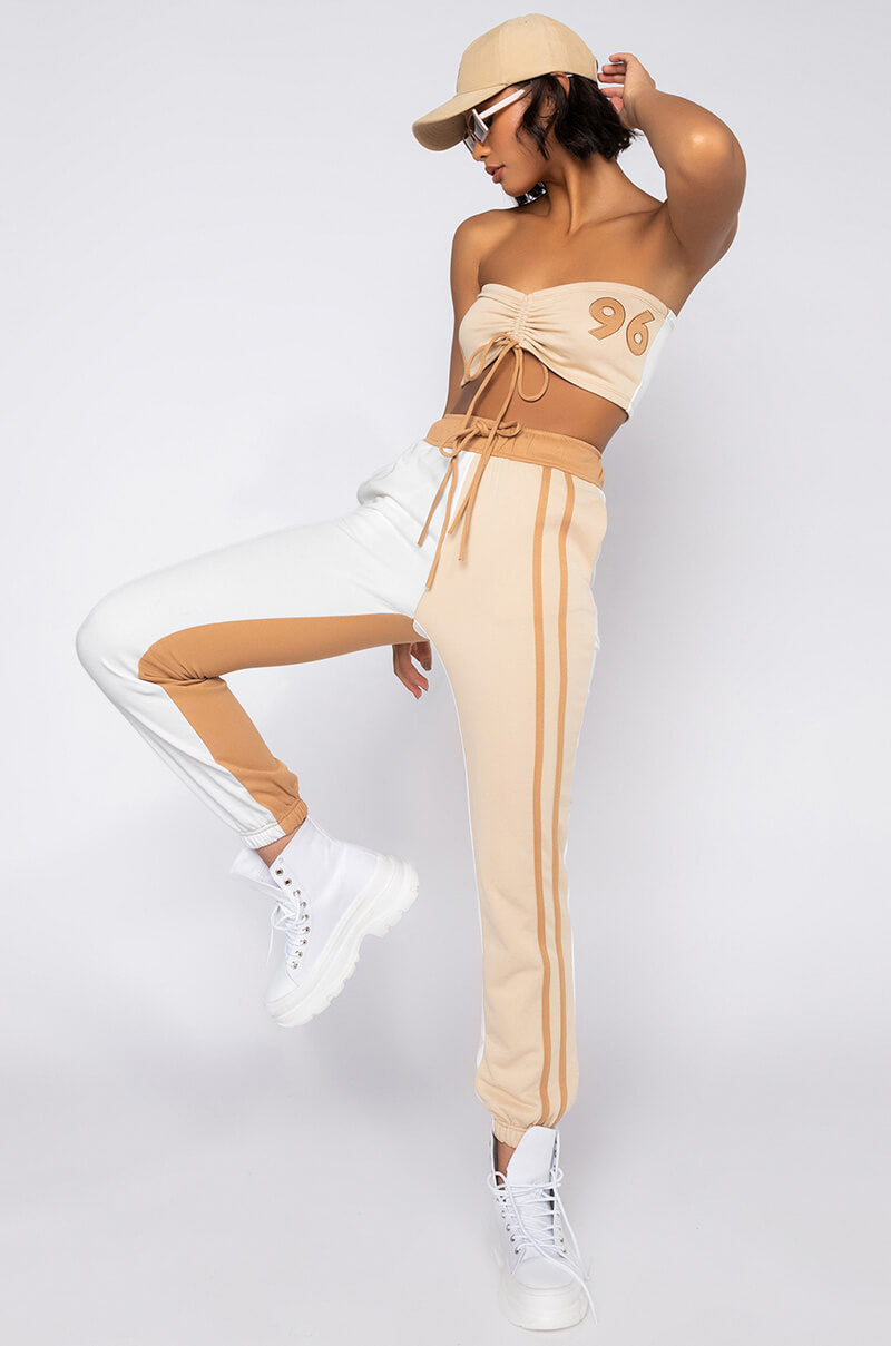 THE HEART BREAKER RUCHED BANDEAU TOP