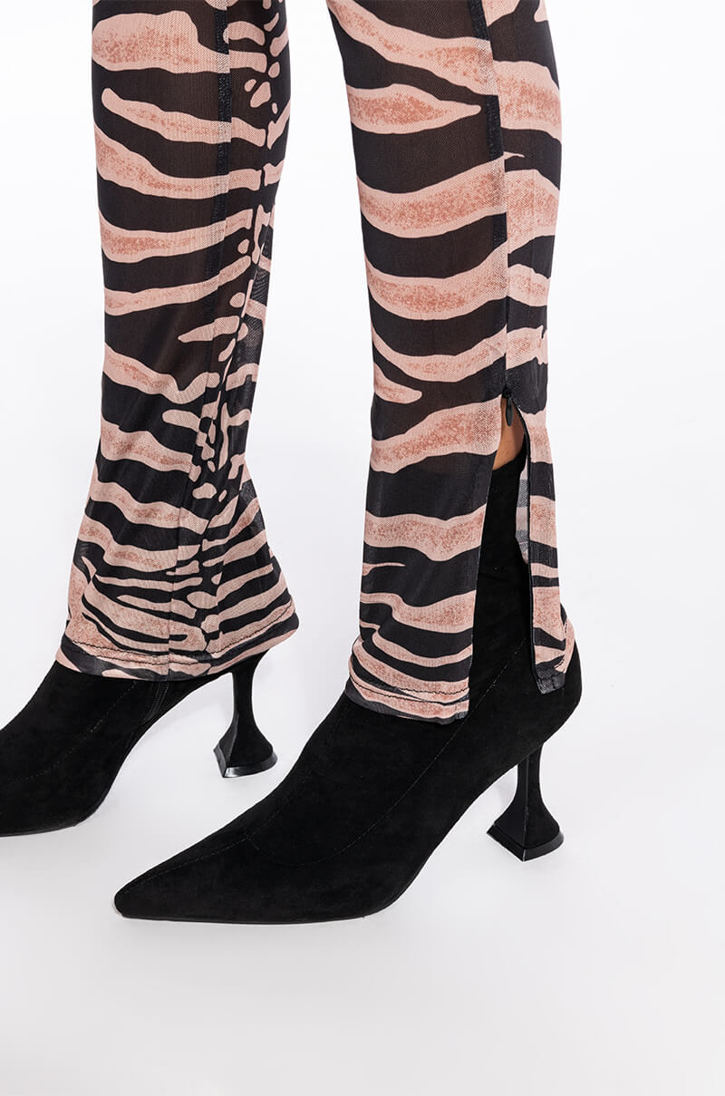 THE REALEST SIDE ZIP MESH LEGGING
