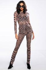 THE REALEST ZIP FRONT MESH TOP