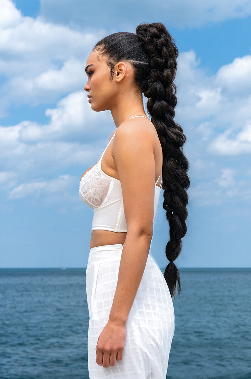 ZAHARA LONGLINE BRALETTE TOP