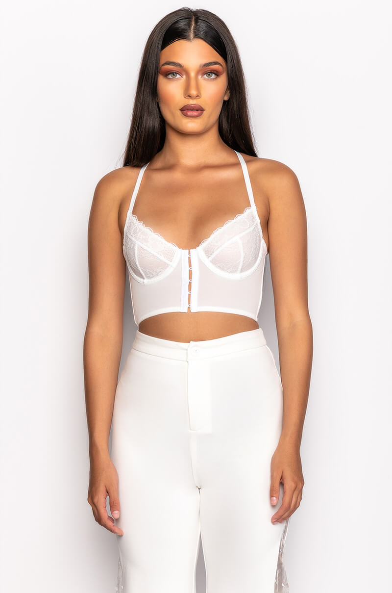 ZAHARA LONGLINE BRALETTE TOP