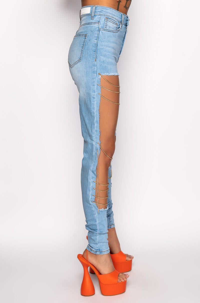 THE WAY YOU MOVE HIGH WAISTED SKINNY JEANS