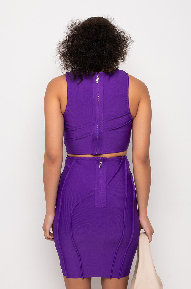 THEIA CROP BANDAGE TANK