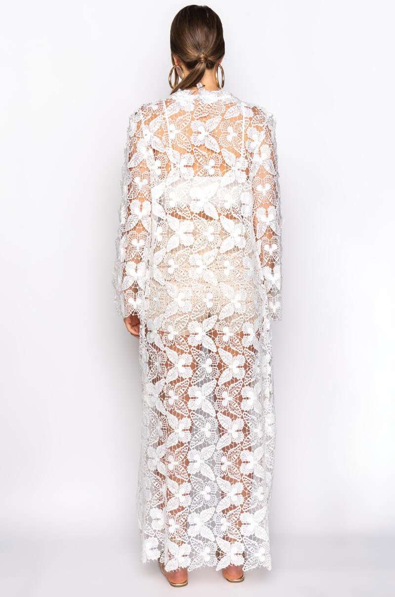 THEM BUTTERFLIES EYELET DUSTER