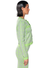 THERE SHE IS KNIT BUTTON DOWN CARDIGAN