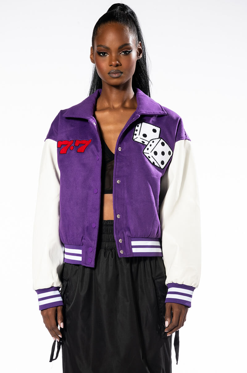 THIS IS MY LUCKY VARSITY JACKET