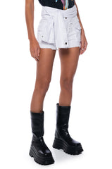 TIE ME UP DENIM SHORTS