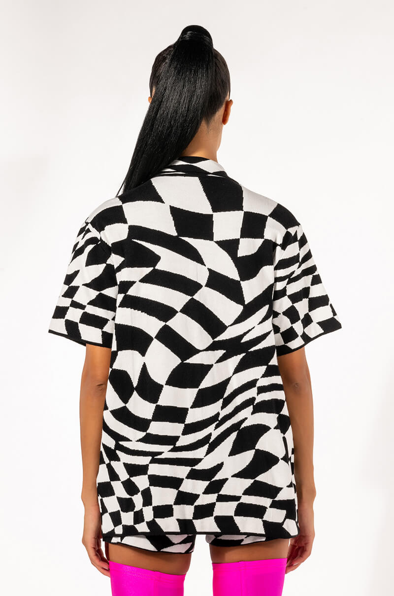 SKYLAR KNIT BUTTON DOWN TOP