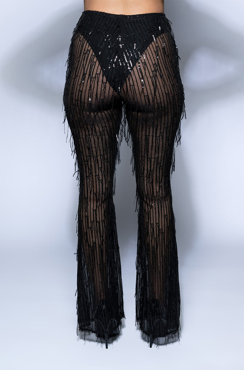 TONIGHT IS THE NIGHT SEQUIN PANTS