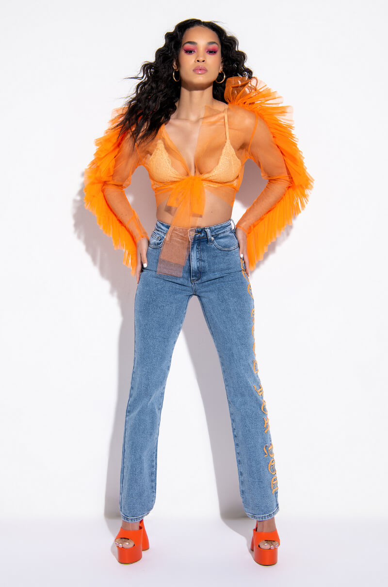 TOO GOOD FOR YOU RELAXED JEANS