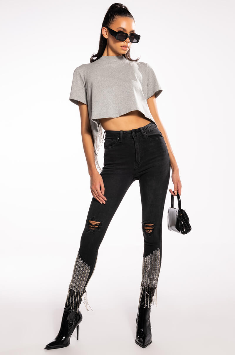 SEXY DENIM HIGH RISE DENIM