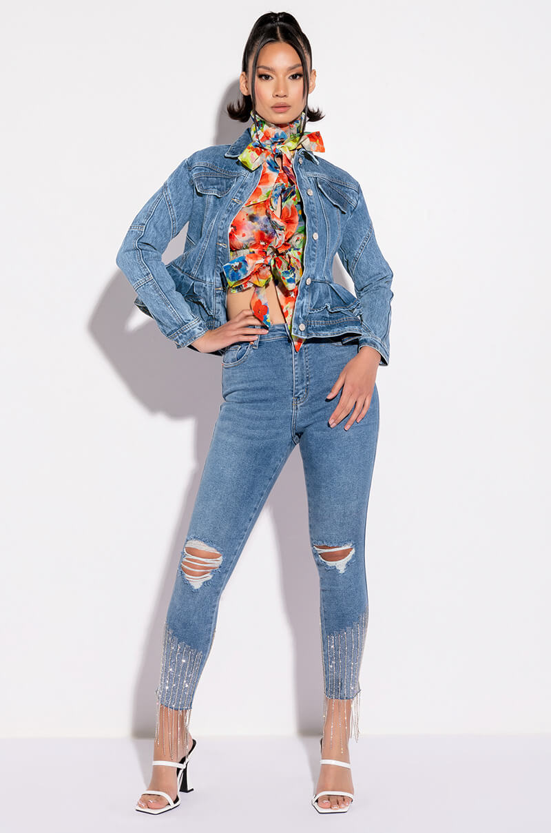 SEXY DENIM HIGH RISE DENIM